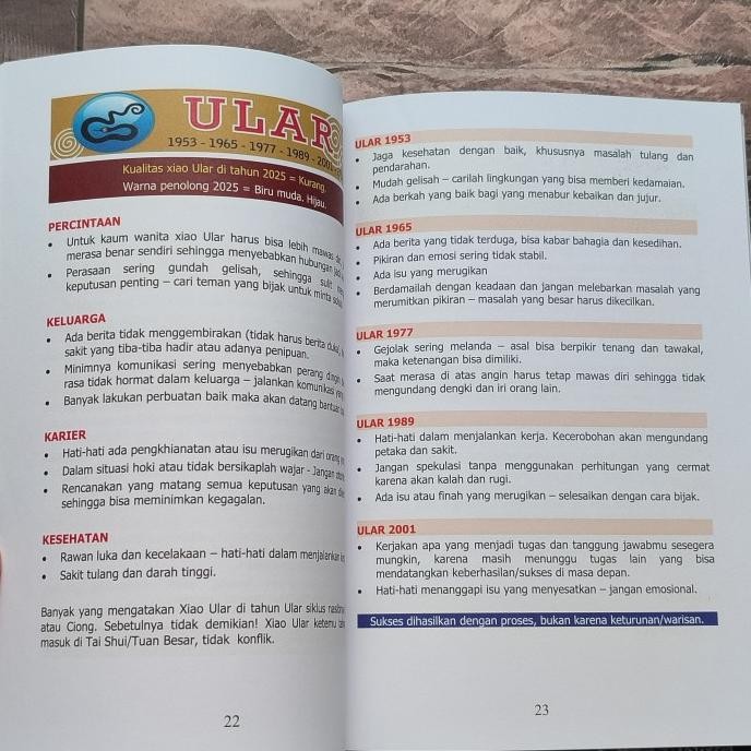 

PROMO / Almanak Feng Shui 2025 Mas Dian MRE - Kalender Fengshui Non COD