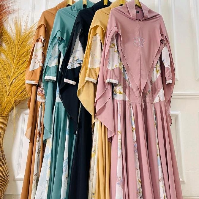 SYARI MOTIF Kombinasi SHAFA by BELIFI MEWAH ELEGAN SPESIAL FOR MUSLIMAH Ceruty Karet Cantik Ibu   ma