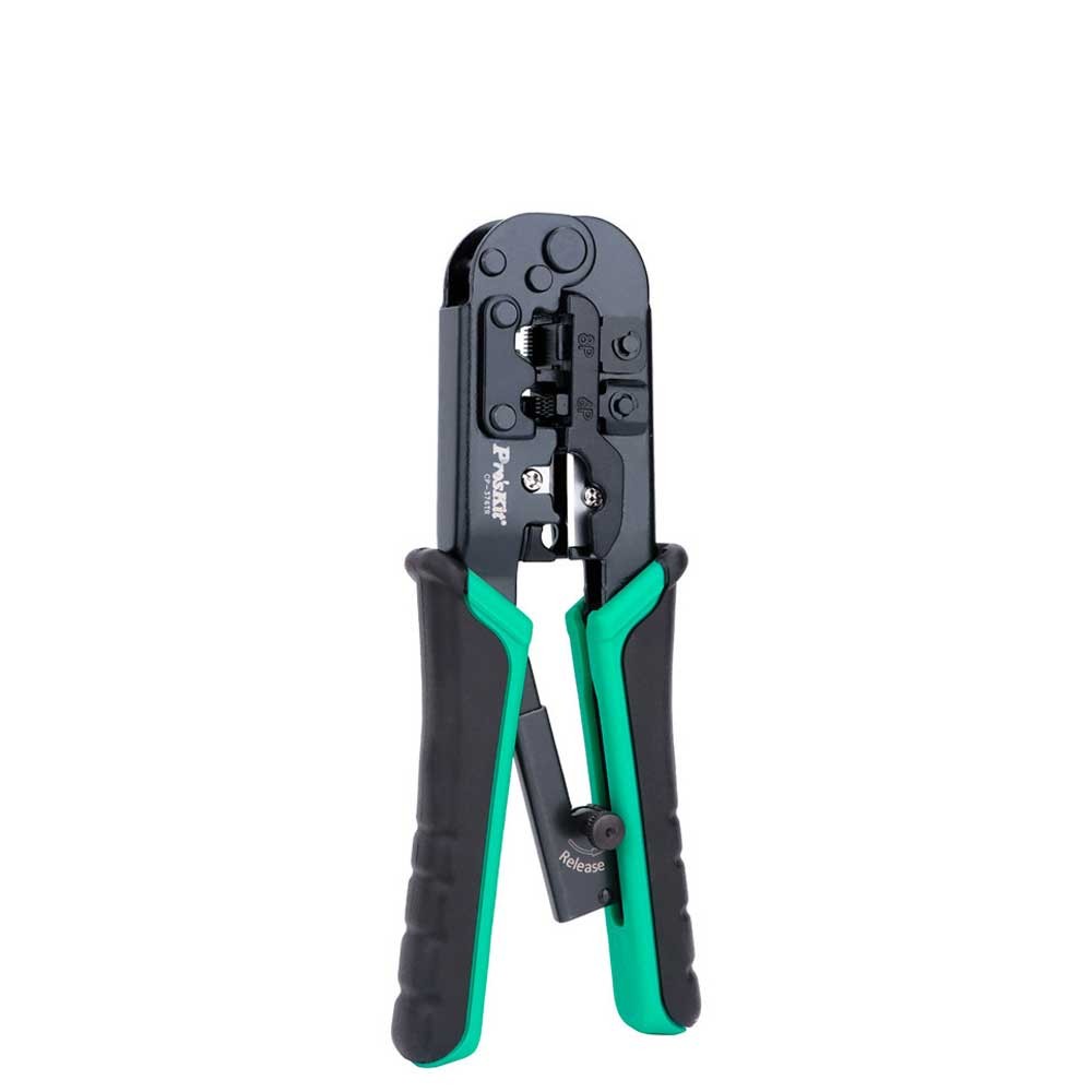 MADURAJAYYA Pro'sKit CP-376TR 4P/6P/8P Telecom Crimping Tool (190mm)Accurate Practical Comfortable C