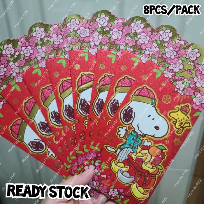

Amplop Ampao Angpao Isi 8 Snoopy Original Fortune Original