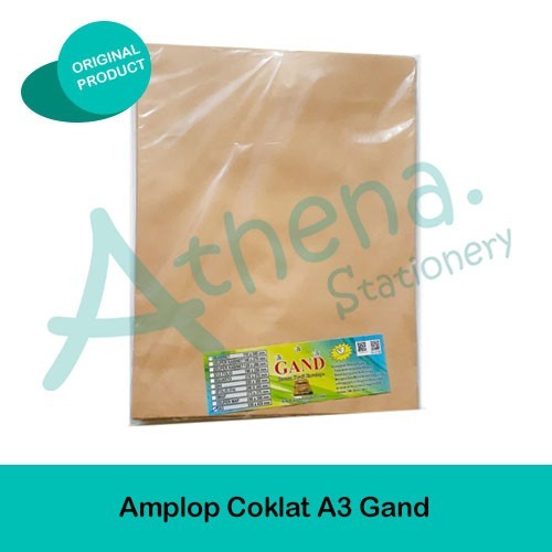 

Amplop Coklat A3 Gand - Non Seal Terlaris