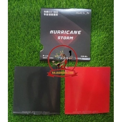 Karet Bet Pingpong Tenis Meja Huieson Hurricane Storm Isi Sepasang
