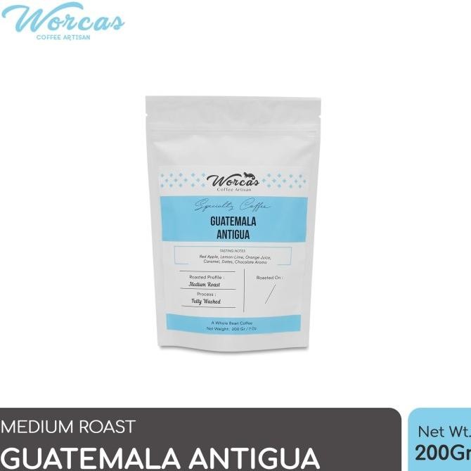

Worcas Arabica Guatemala Antigua 200Gr - Medium Roasted Coffee