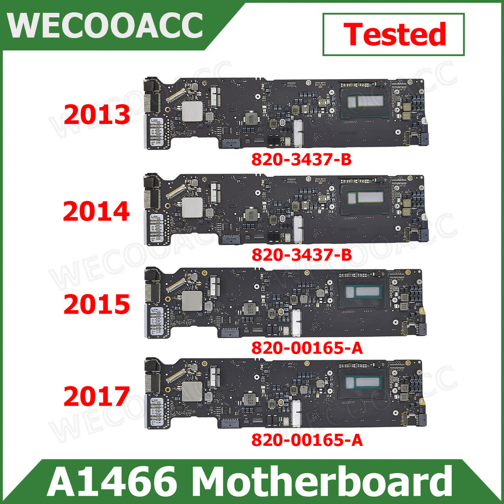 AQS Original A1466 Logic Board i5 i7 4GB 8GB For Macbook Air 13" A1466 Motherboard 820-3437-B 820-00