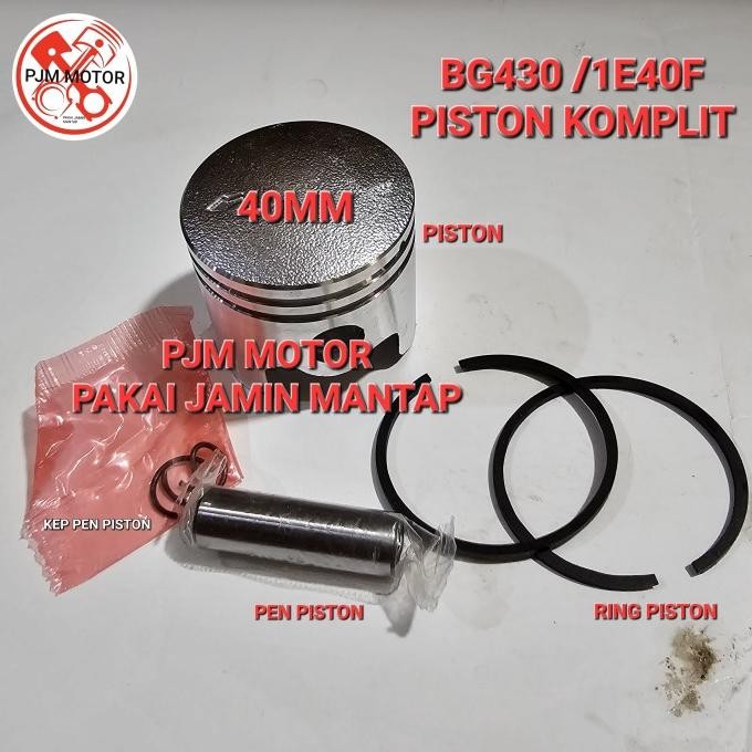 Produk Terbaik] BG430 Piston assy Seher komplit mesin potong rumput bor tanah Cg430