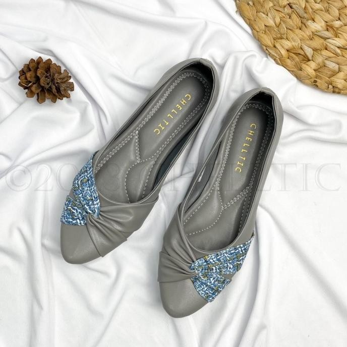 CHELLTIC flatshoes wanita|sepatu balet|sepatu flat shoes Kekinian pansus Cewek|Selop Wanita Ballerin