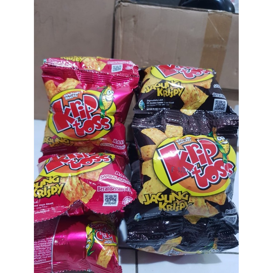 

SPECIAL KRIPTOS KERIPIK JAGUNG KRISPY RENCENG ISI 10x12gr