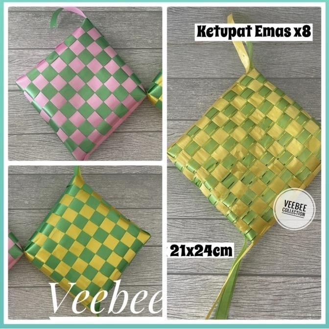 

Produk Terbaik] Ketupat Pita Hias Lebaran 21x24/ pita hias ketupat/ hiasan ketupat