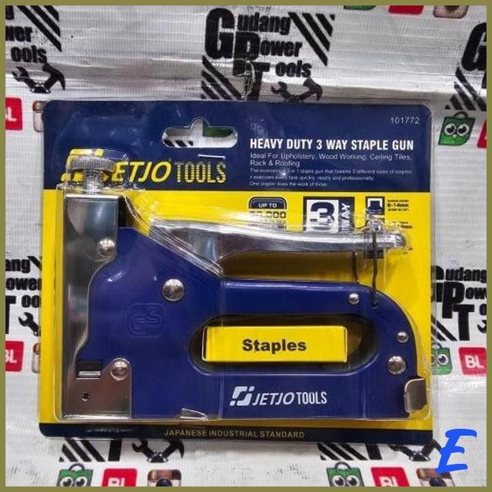 

| GD | STAPLES GUN STAPLE GUN TACKER 3 IN 1 / STAPLE JOK TEMBAK HEKTER 3 WAY