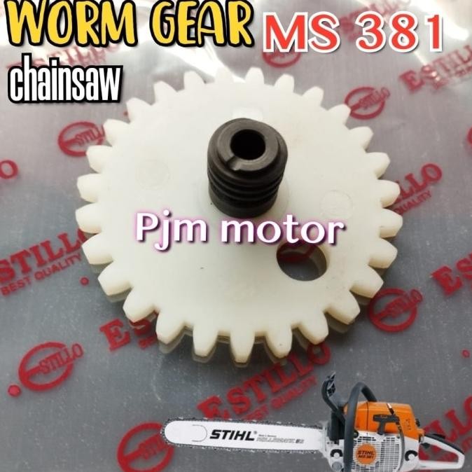 >>>>>] Ms381 Worm gear gigi pompa oli mesin chainsaw stihl sthil ms381
