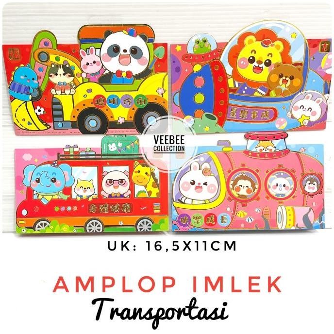 

Kualitas terbaik] Angpao Angpau Imlek Panjang Transportasi Animal Mobil