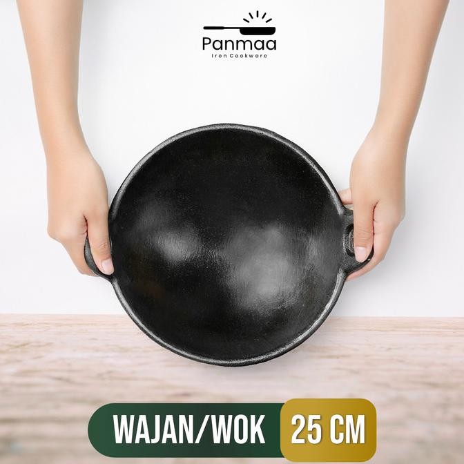 WAJAN BAJA / WAJAN BESI COR ANTI LENGKET UKURAN 25 CM SAML