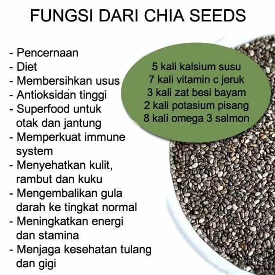 

1 KG CHIA SEED PERU ORGANIK UNTUK DIET 1 KG / ORGANIC PERU CHIA SEED