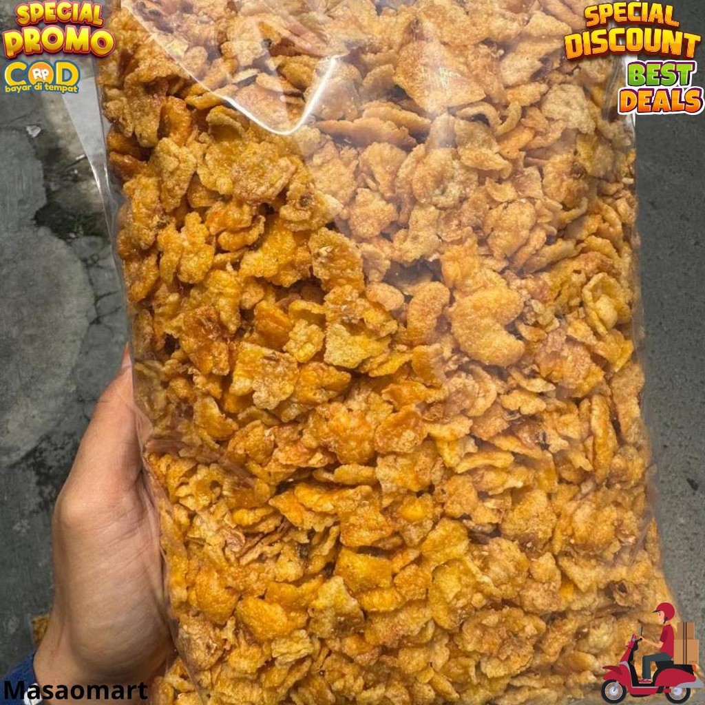 

Emping Jagung 1Kg Kiloan Murah Rasa Pedas Manis / Jagung Geprek Camilan Murah Emping Corn D Promo 3.3