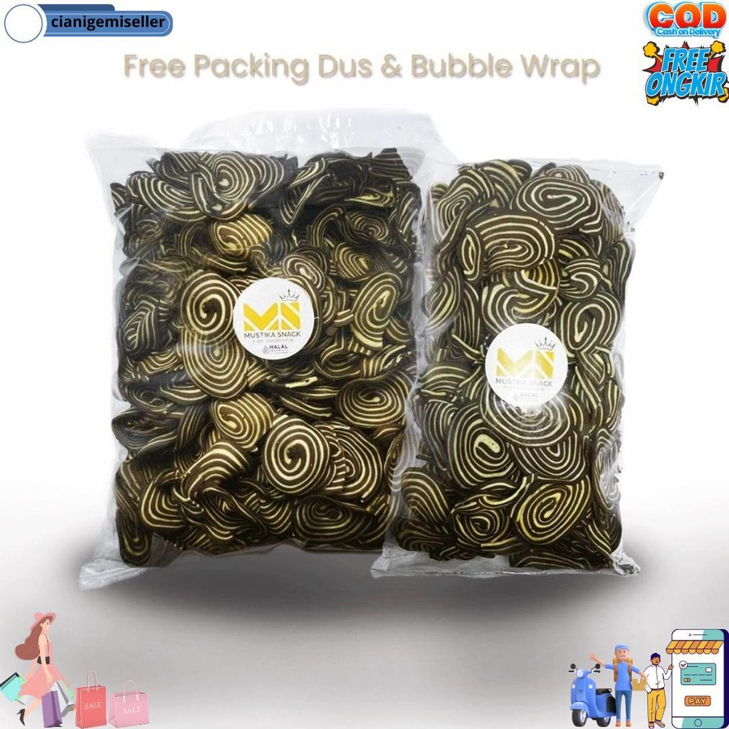 

1Kg Keripik Kuping Gajah Manis Gurih Cemilan Tradisional Best Seller D Gratis Ongkir