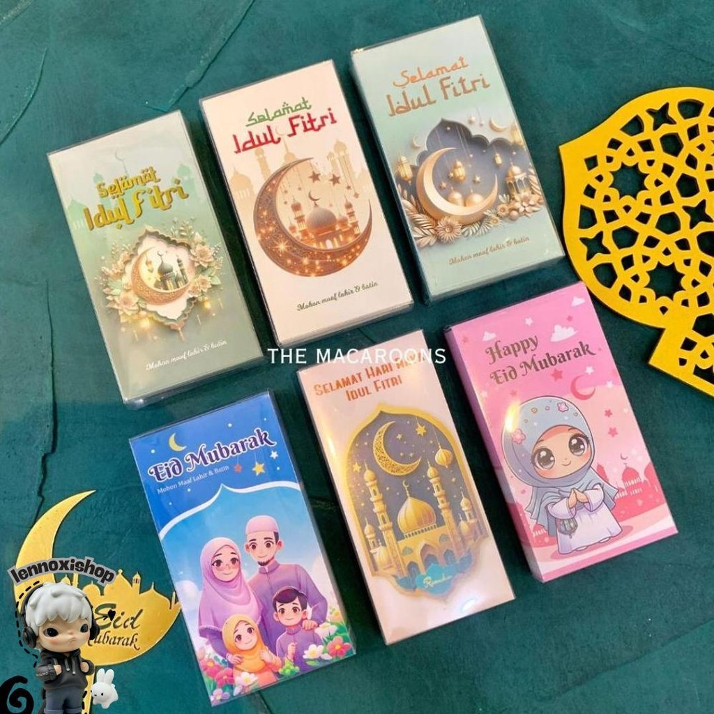 

Amplop Lebaran Mika Panjang Isi 25 Dan 50 - Idul Fitri Angpao Thr Ramadhan - Eid Mubarak - Amplop Murah Premium Sale