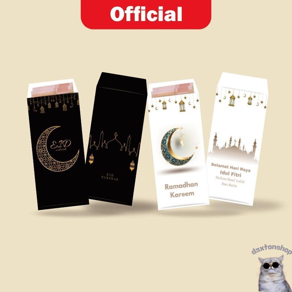 

Amplop Uang Lebaran Panjang Isi 30 Pcs - Desain Eksklusif, Cocok Untuk Thr Kilat