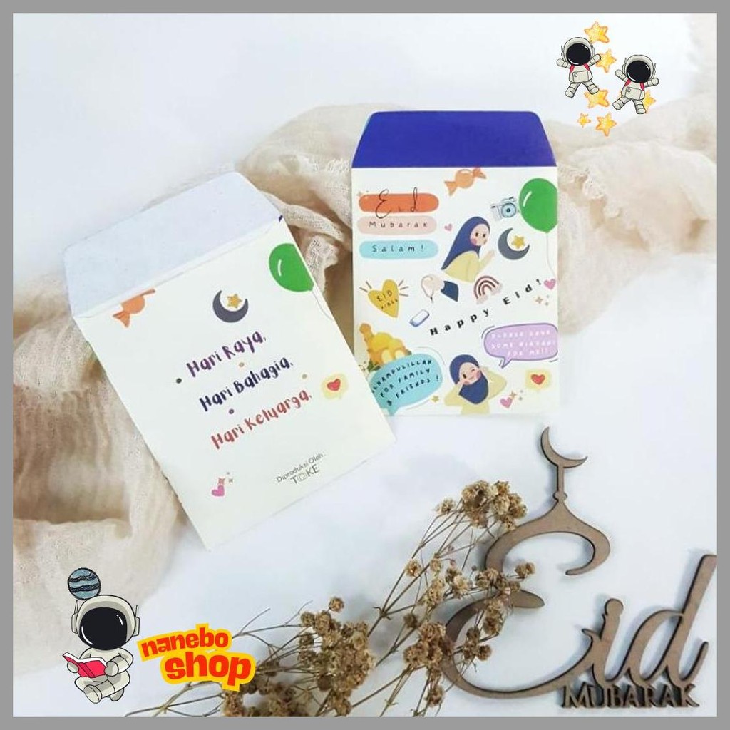 

Amplop Lebaran/Amplop Thr Idul Fitri Isi 10 Pcs/Amplop Angpao Lebaran Kecil Uang Dilipat Diskon
