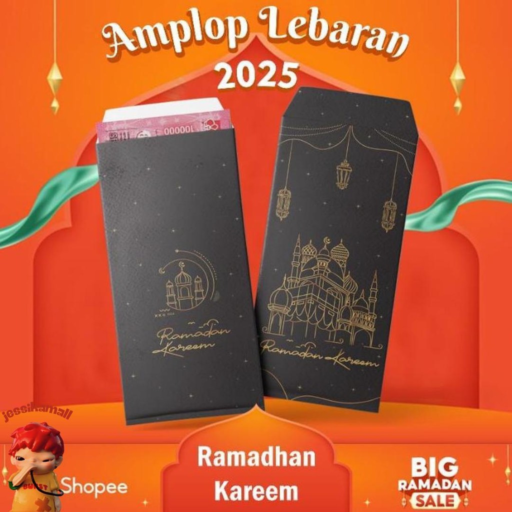 

(30Pcs) Amplop Lebaran Idul Fitri 2025 Amplop Thr Angpao Lebaran Idul Fitri Panjang Premium Murah
