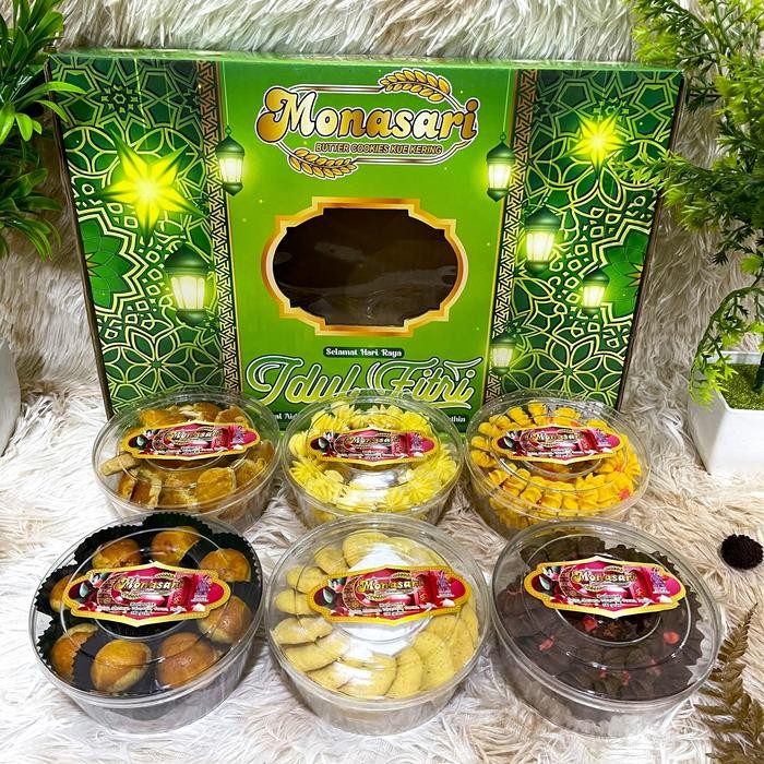 

New! PAKET KUE KERING LEBARAN IDUL FITRI PARCEL LEBARAN IDUL FITRI HAMPERS LEBARAN IDUL FITRI PARSEL THR NASTAR PUTRI SALJU KASTANGEL KACANG 14 - MONASARI BULAT Lebaran