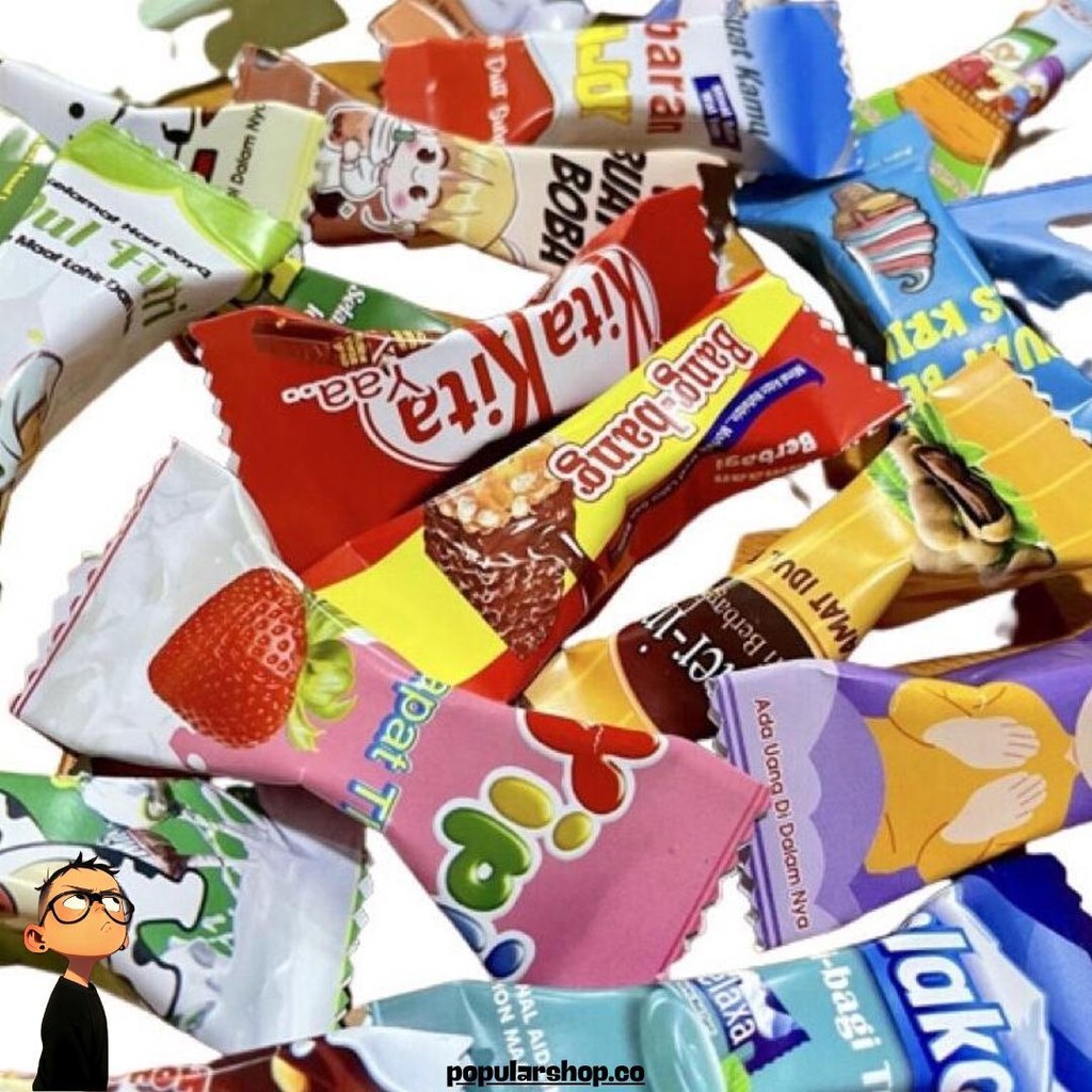 

100Pcs Amplop Lebaran Permen Kilat