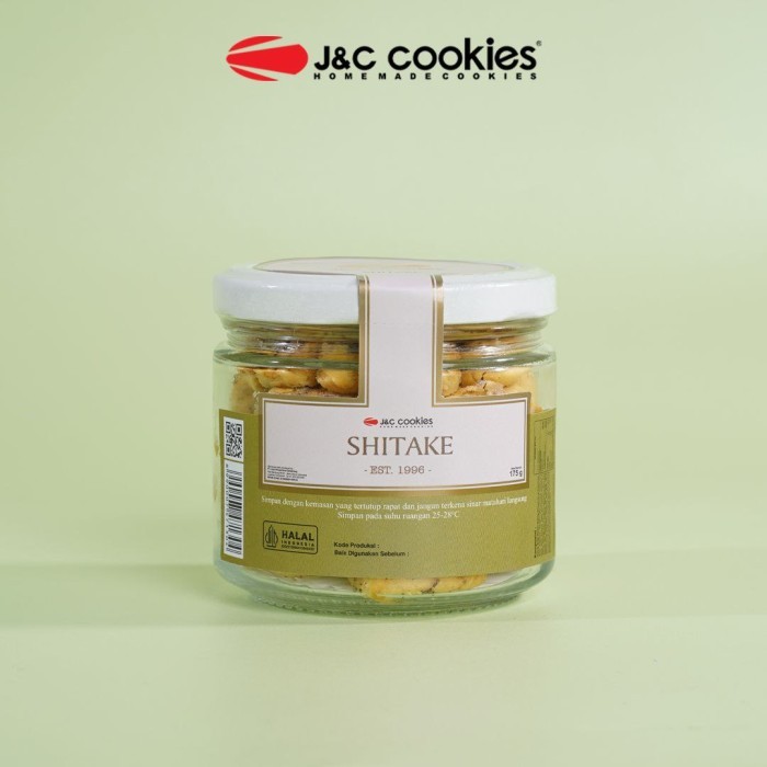 

New! Shitake Cookies JnC Cookies Toples Reguler Kaca Jar Hampers Kue Kering Lebaran Idul Fitri 2025 Rekomendasi Cemilan Enak Lebaran