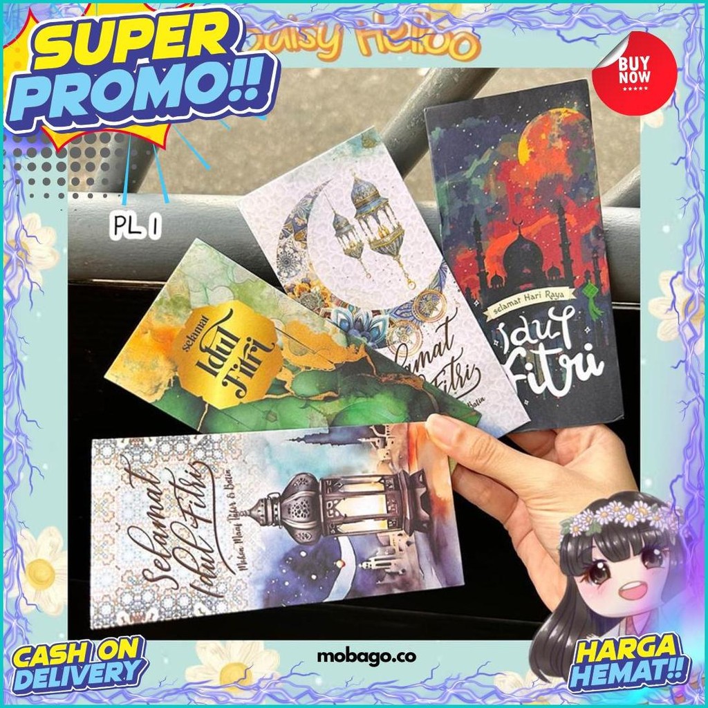 

Pl Amplop Lebaran 2025 Isi 10 Pcs Ukuran L Paper Tebal Karakter Idul Fitri Islamic Kartun Aesthetic Hari Raya Eid Mubarak Uang Thr Anak Muslim Atk Banjar Banjarmasin Bjm Daisyhelloo Cod