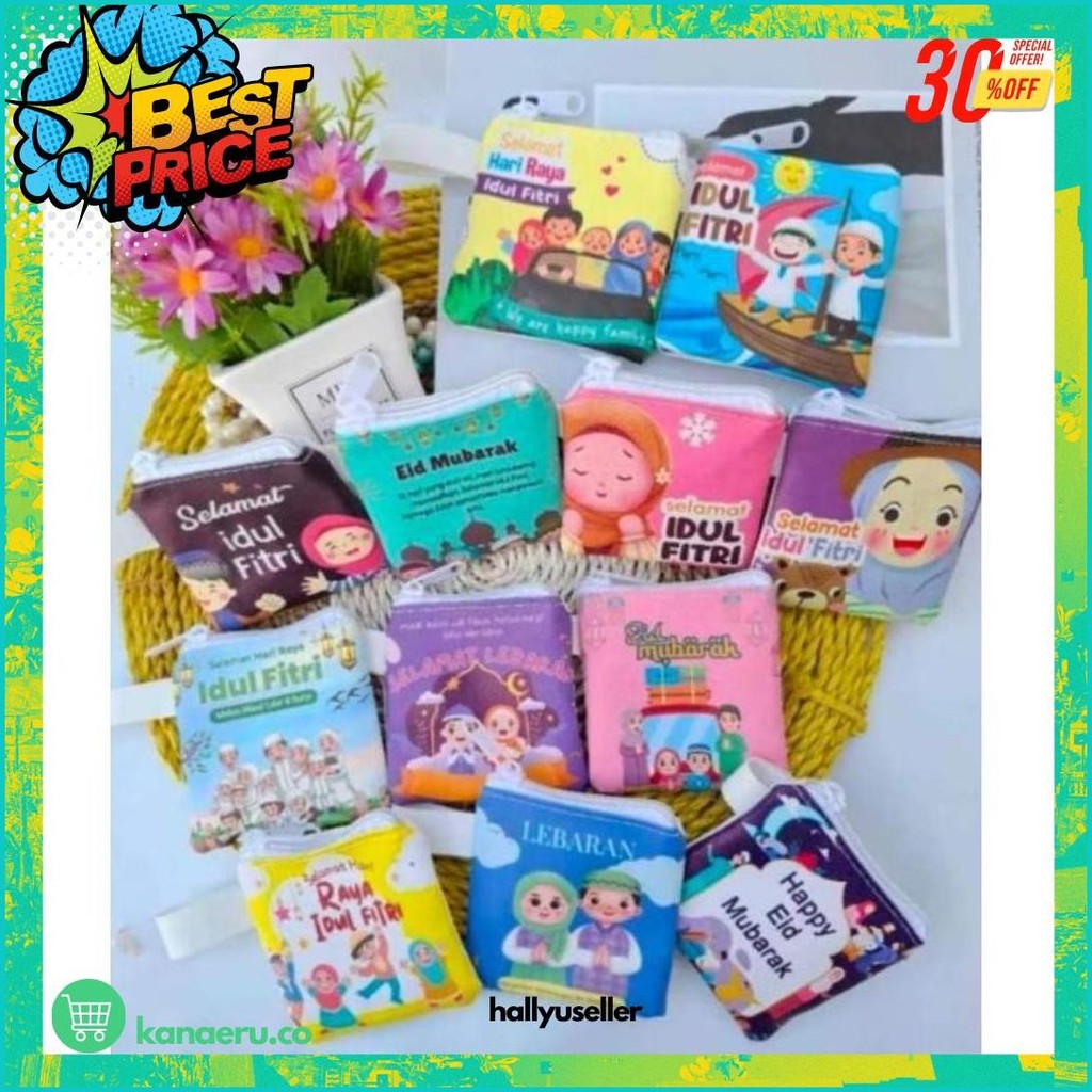 

(Isi 36Pcs) Dompet Angpao /Amplop Resleting Lebaran Idul Fitri Printing Murah