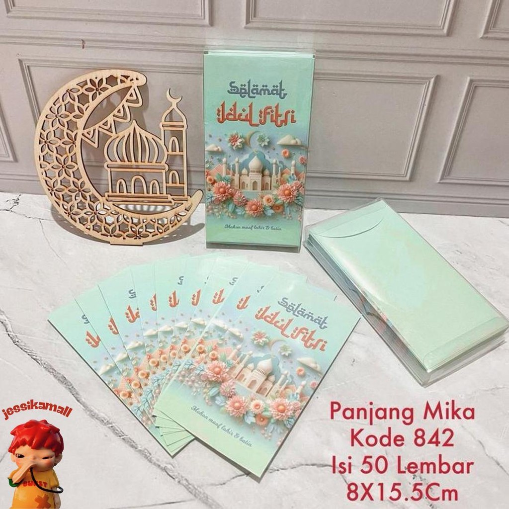 

Amplop Lebaran Idul Fitri Panjang 50 Pcs Kemasan Mika Idul Fitri Isi 50 Lembara Cod