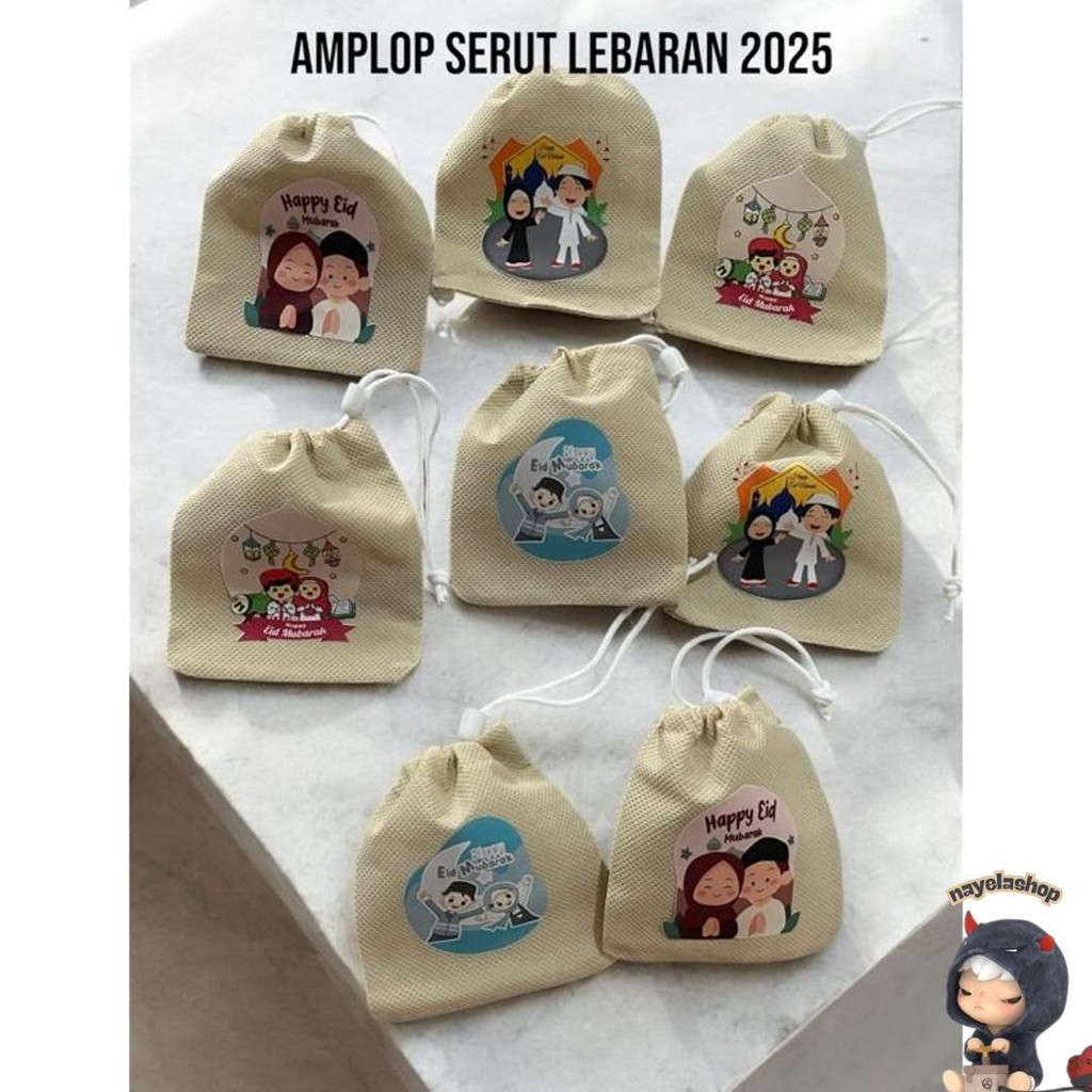 

(1 Pack 12 Pcs) Amplop Lebaran 2025 Serut Aesthetic Lucu Diskon