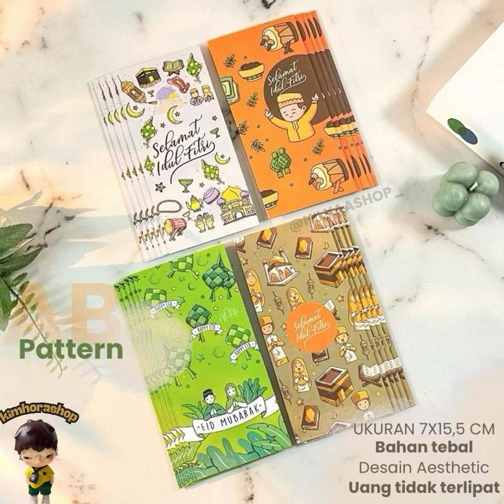 

[Ukuran Uang] Isi 20 Pcs Amplop Lebaran Premium / Amplop Lebaran Murah / Angpau Lebaran Diskon