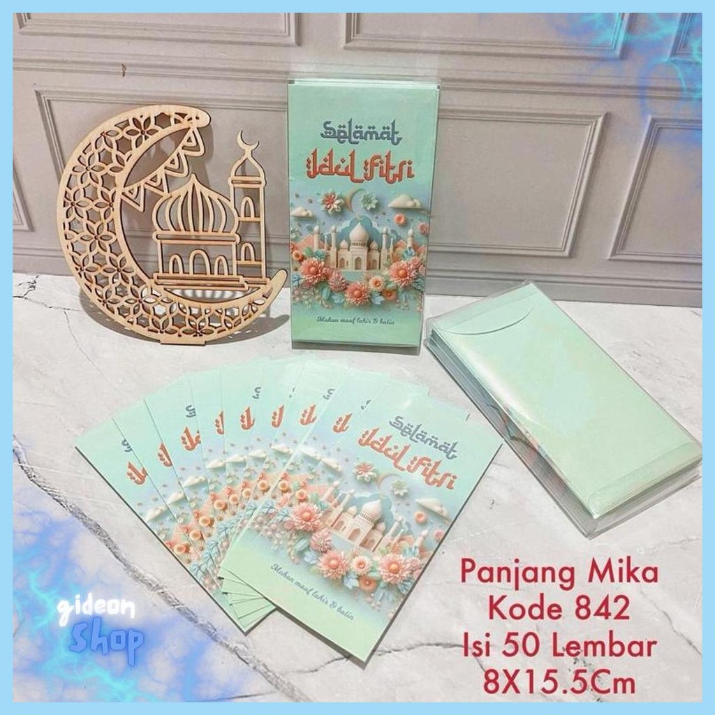 

Amplop Lebaran Idul Fitri Panjang 50 Pcs Kemasan Mika Idul Fitri Isi 50 Lembara Cod