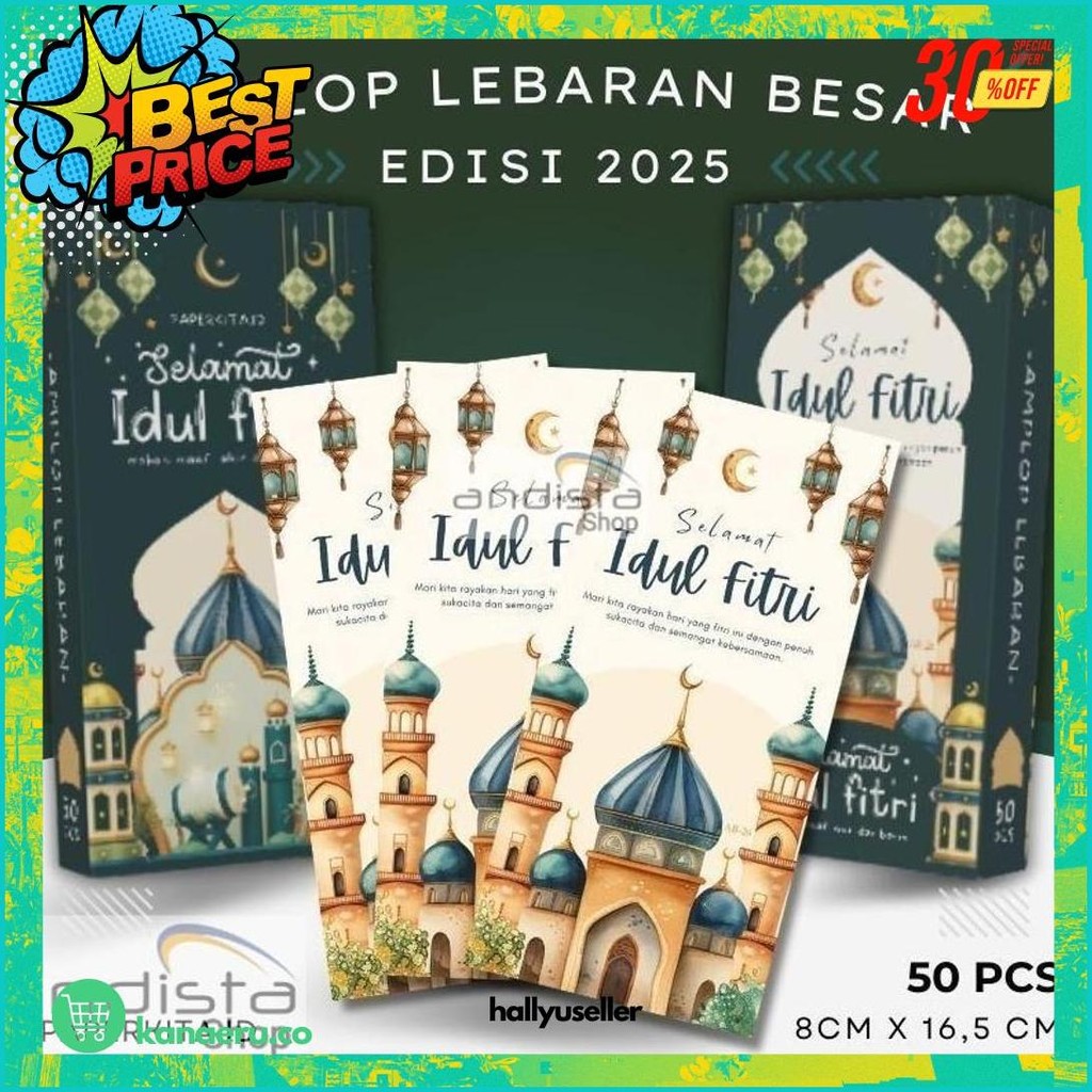 

Amplop Lebaran Idul Fitri 2025 Ukuran Besar Uang Tanpa Lipat, Box Isi 50Pcs Kwalitas Premium Cod