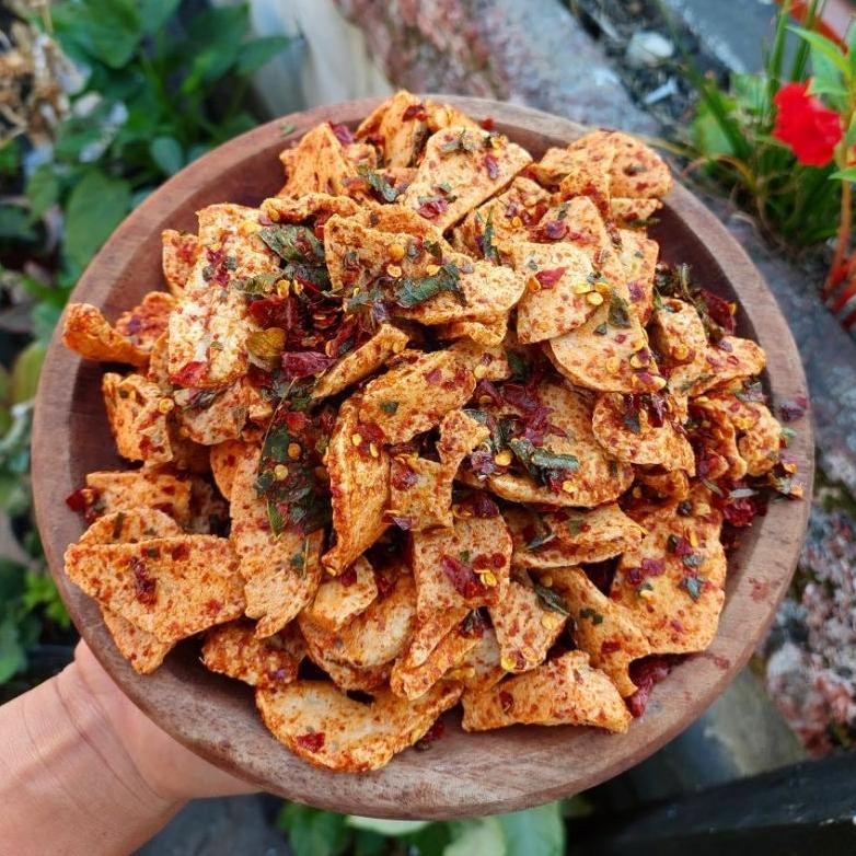 

BASRENG PIPIH TIPIS basreng remuk sangat crispy basreng viral setengah kg 500 gr