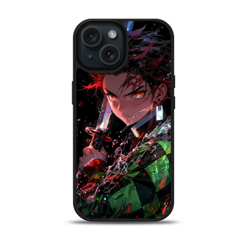 Hybrid Case iPhone 16 15 14 13 12 11 Pro Max Mini Plus X Xs XR Demon slayer DC123