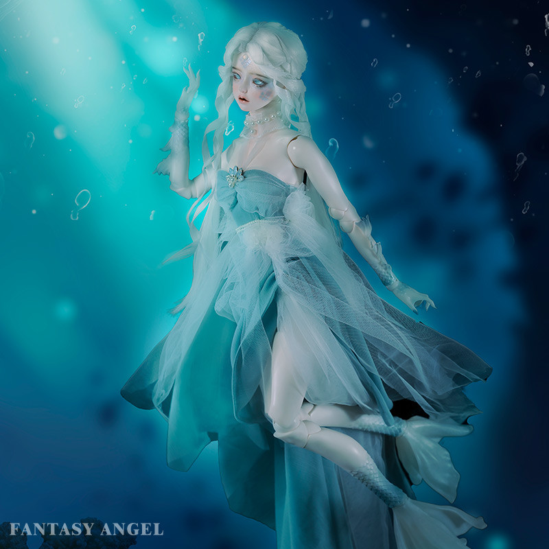 SGS Fantasy Angel 1/3 BJD Doll Hera Fanstay Siren Mermaid Doll Fish Body BJD Resin Toy Ball Jointed 