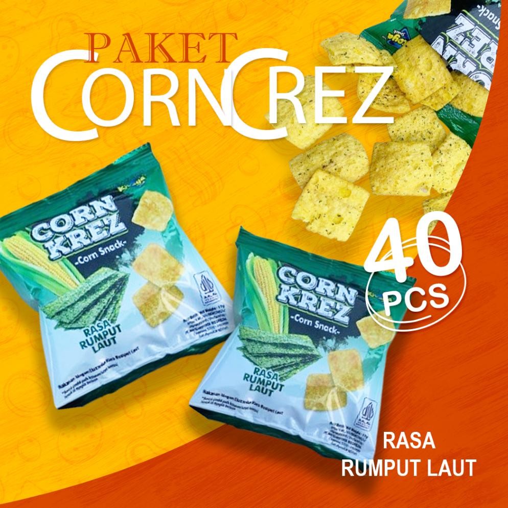 

CORN KREZ MINI (KECIL) ISI 40PCS BERAT 10g per pcs ANEKA RASA GURIH NIKMAT CEMILAN KELUARGA CEMILAN SANTAI TERBARU