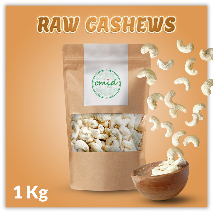 

Raw Cashew Nuts Super (Kacang Mede / Mete Kupas - Mentah Super) 1kg