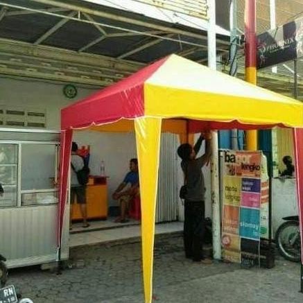 Atap tenda cafe bongkar pasang 2 X 2 (atap saja) Terlaris