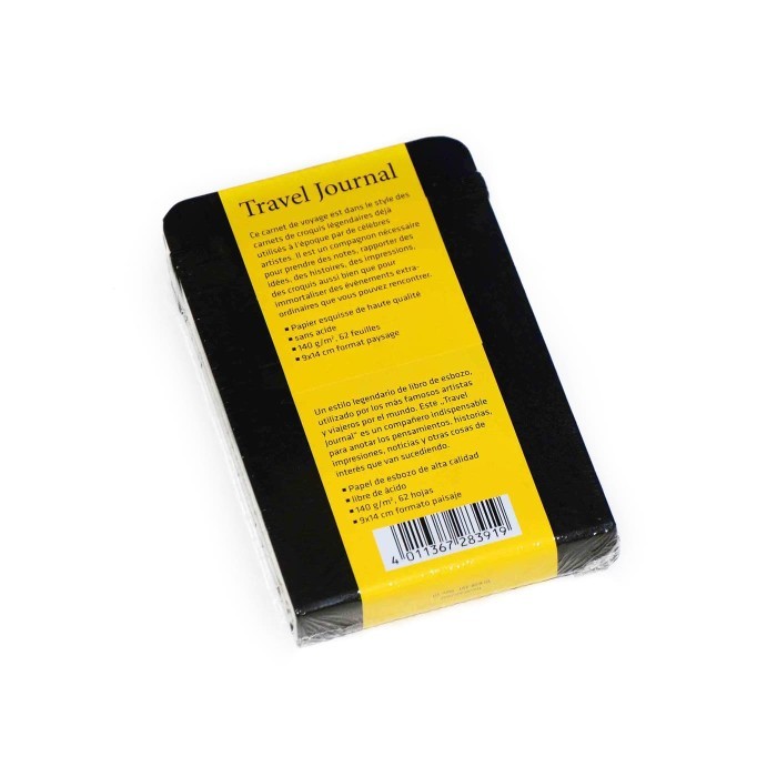 

Hahnemuhle Travel Journal 9x14 cm Landscape Black Hard Cover