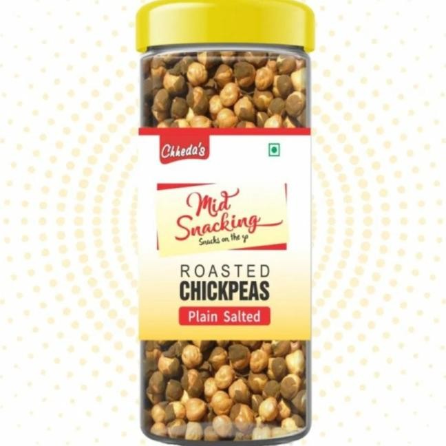 

&<&<&<&] ROASTED CHICKPEAS(CHANA) PLAIN SALTED CHHEDA'S 200G / Chana Panggang Asin