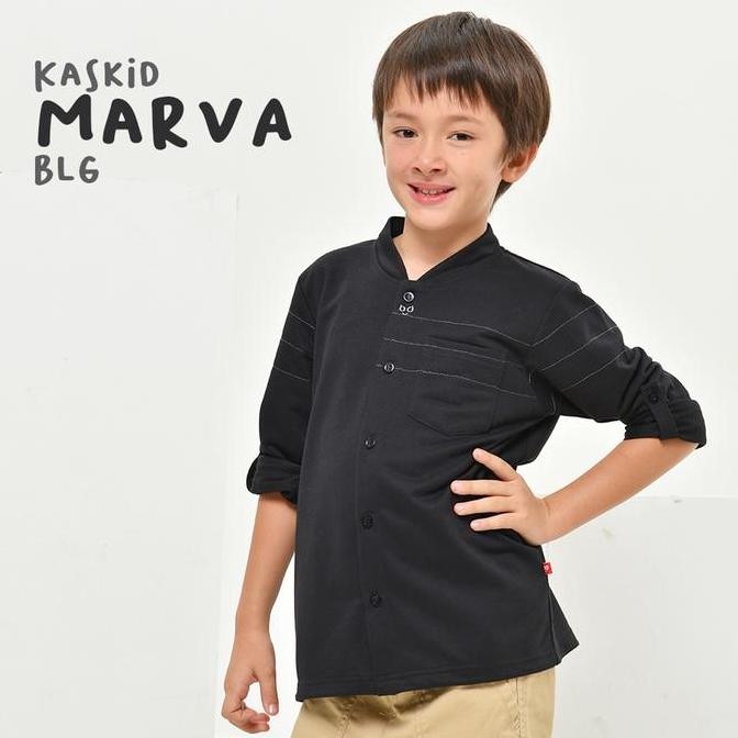 Rabbani - Kaos Anak Laki-Laki Muslim Lengan Panjang Motif Simpel Marva Exclusive