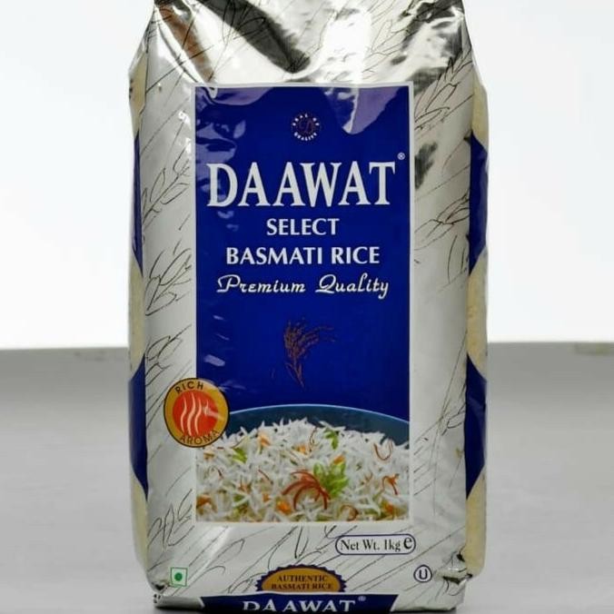 

$+$+$+$+] Daawat Select Basmati Rice 1kg / Beras Basmati Da Awat 1kg