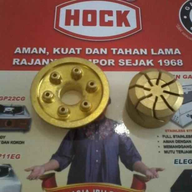 *****] Burner kuningan kompor gas hock Original / Spare part kompor gas hock