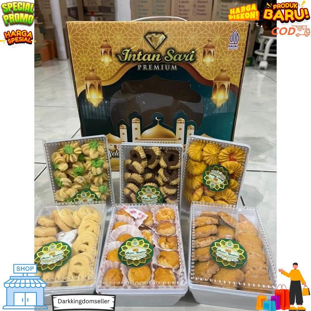 

Paket Kue Kering Parcel Lebaran Murah Intan Sari D Promo Puncak