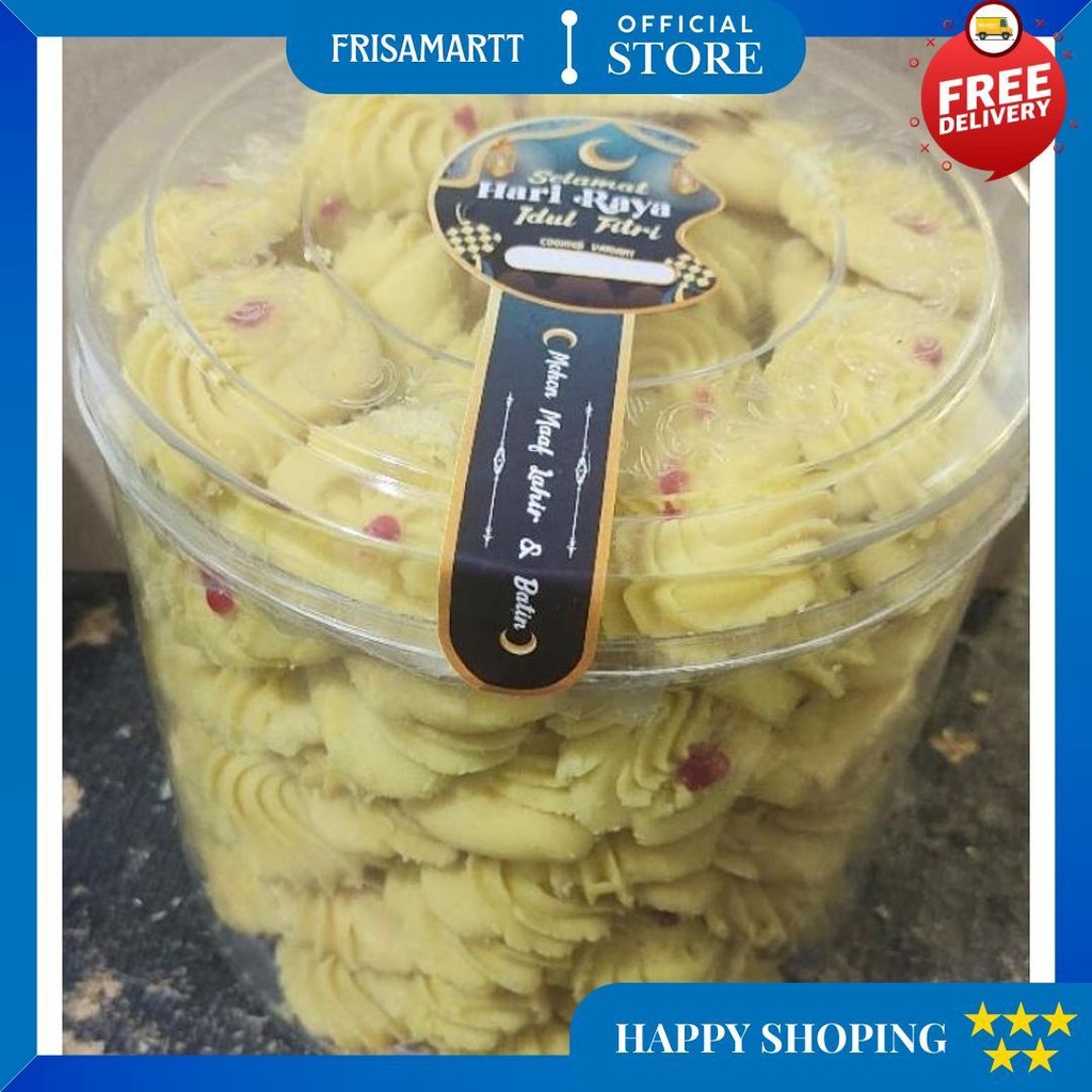 

Aneka Kue Kering Kemasan Toples 1Kg /Cookies Premium D Promo Puncak