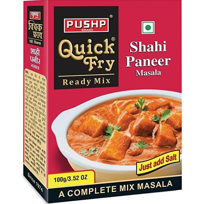 

^^^^^] SHAHI PANEER MASALA QUICK FRY PUSHP 100G / Ready Mix / Siap Masak