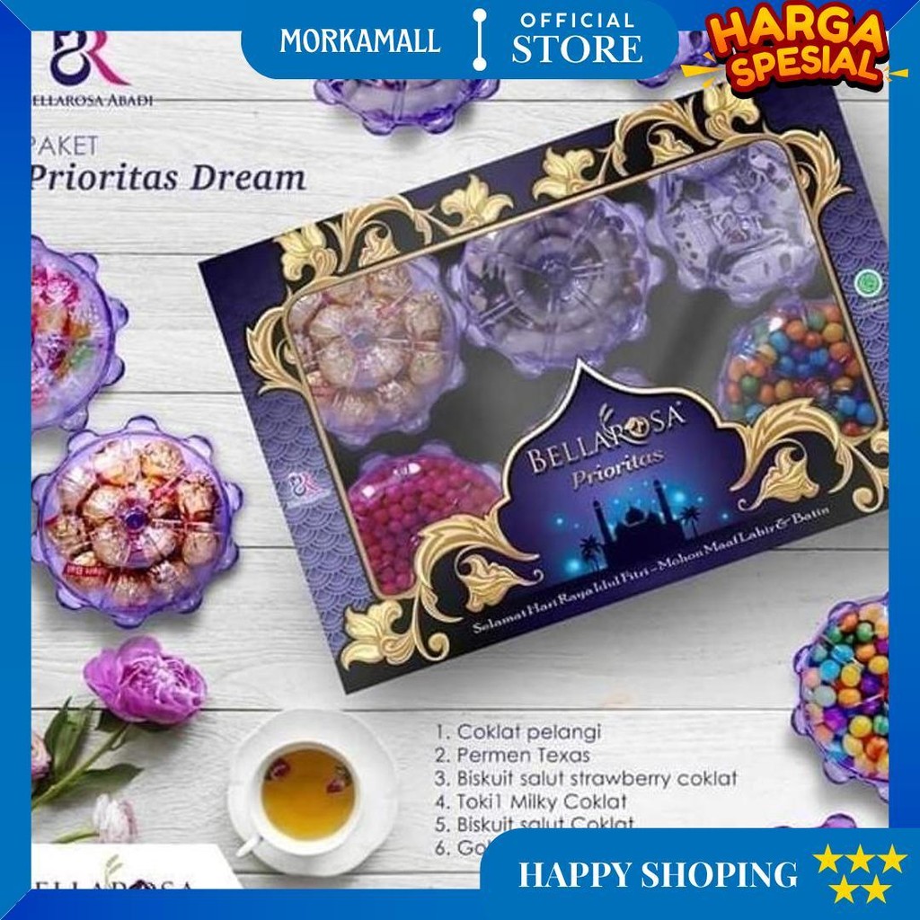 

(Cod) Paket Coklat Prioritas Dream Bellarosa Bingkisan Kue Lebaran D Promo 10.10