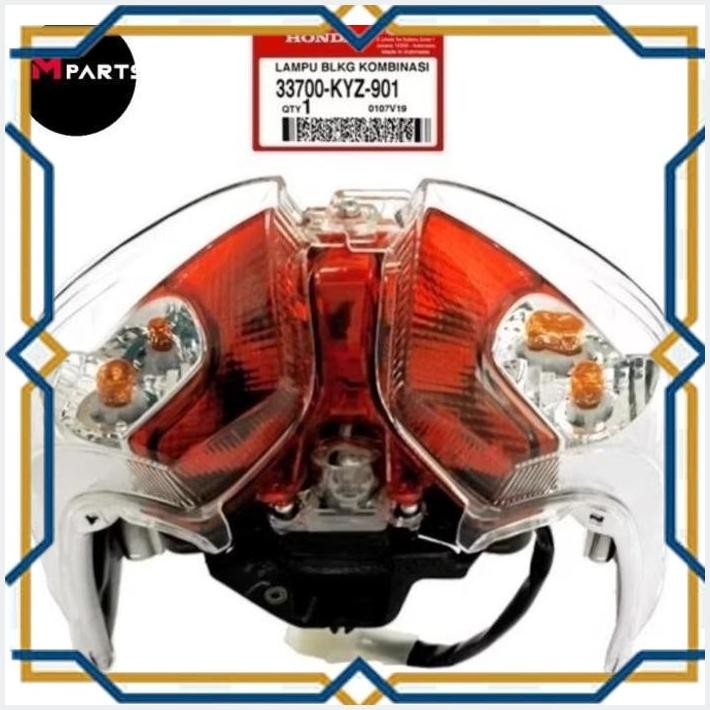 [IMH] REFLEKTOR LAMPU BELAKANG SUPRA X 125 HELM IN ORIGINAL AHM