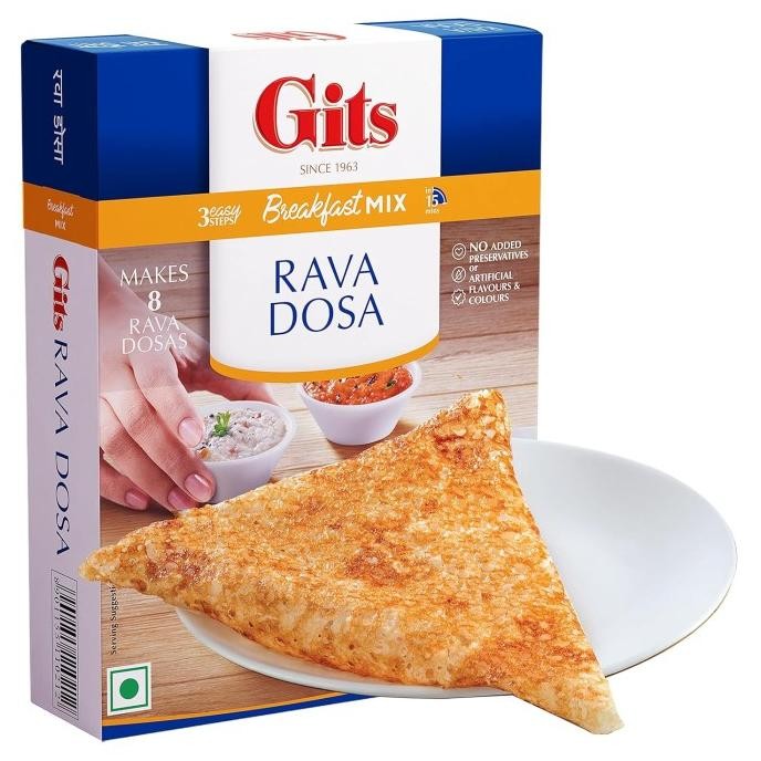 

*#*#*#] Makanan India Gits Rava Dosa Mix 200g